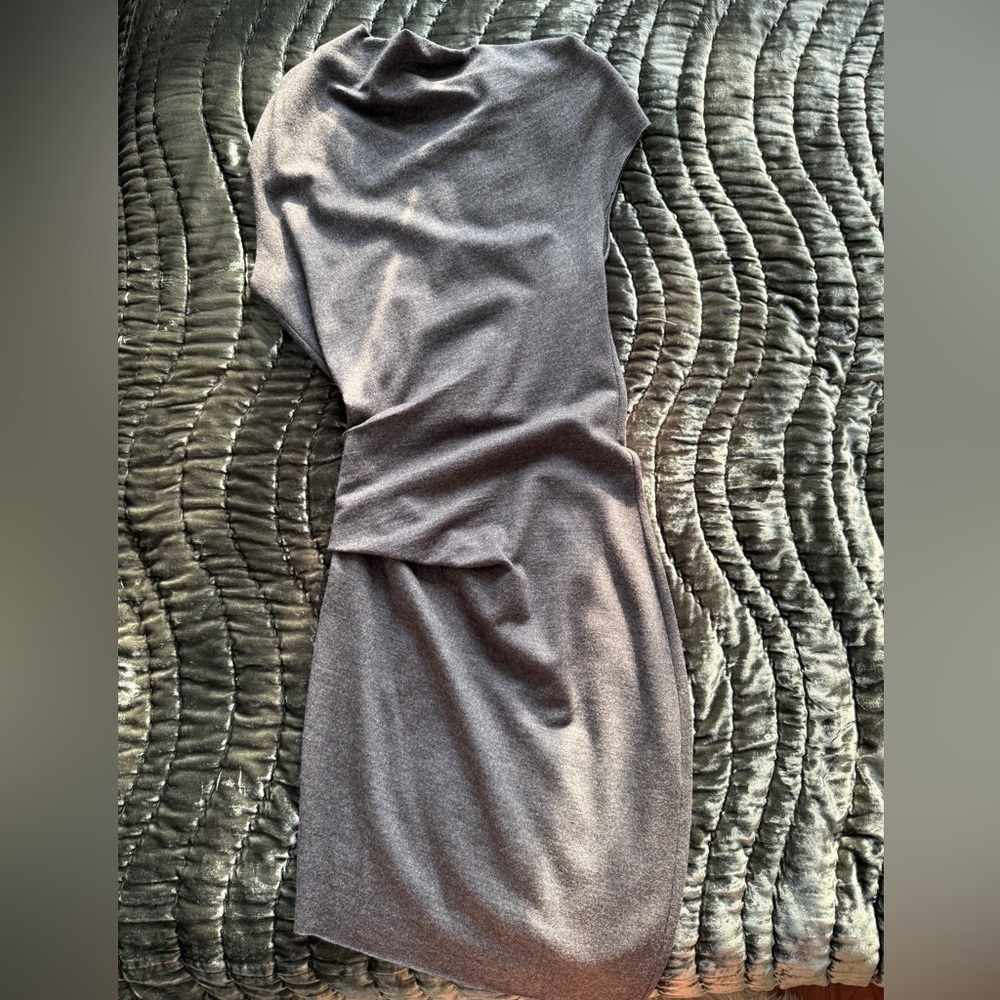 Helmut Lang Charcoal Dress - Picture 3 of 4